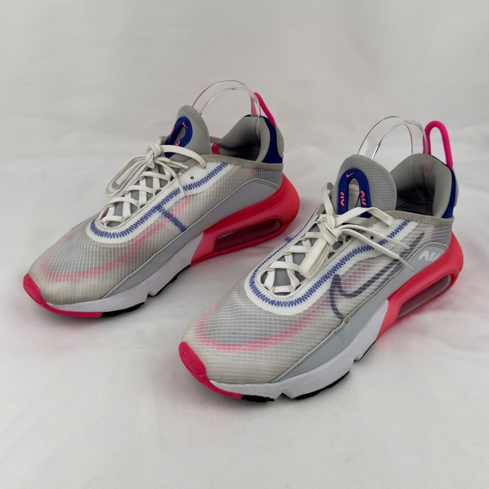 Nike Air Max 2090 Women Sz 10 White Pink Blast CZ3867-101 Sneakers